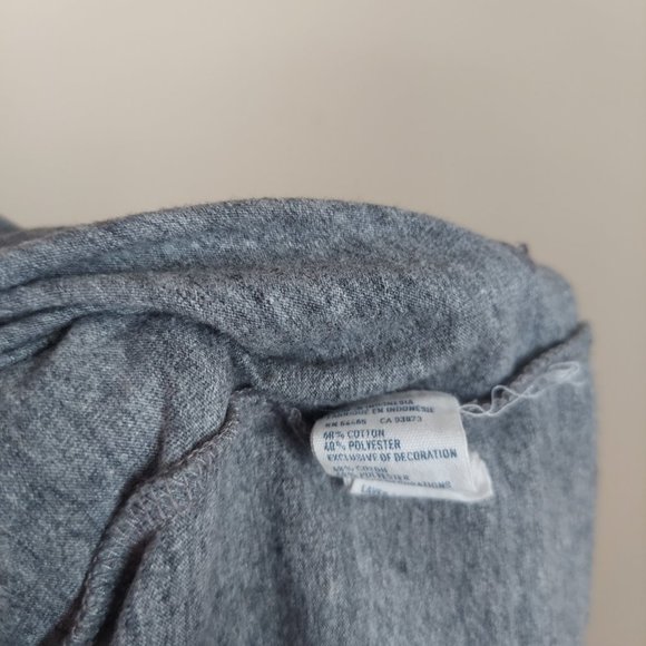 Large Orange and Grey American Eagle Crew Cut Short Sleeve T-Shirt - Picture 4 of 4